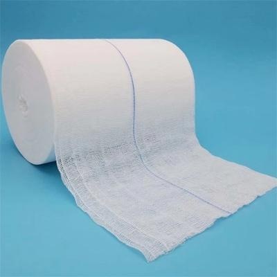Chine Chinese Manufacturer Absorbent Gauze Rolls Hospital Medical Cotton Gauze Roll Fabricant