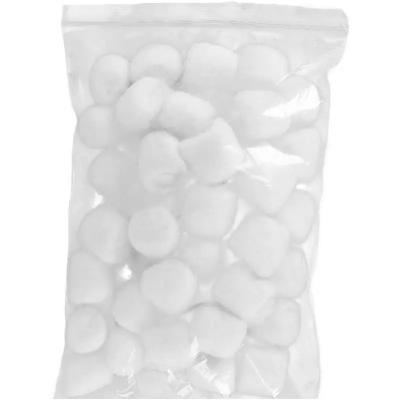 Chine Low Price 100% Natural Cotton Absorbent Medical Sterile Cotton Ball Dental Medical Cotton Balls Fabricant